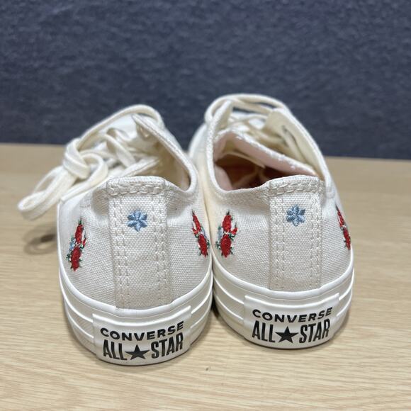 Converse Chuck Taylor All Star Low 'Embroidered Bouquets' Shoes Women Size 5.5 - Picture 3 of 10
